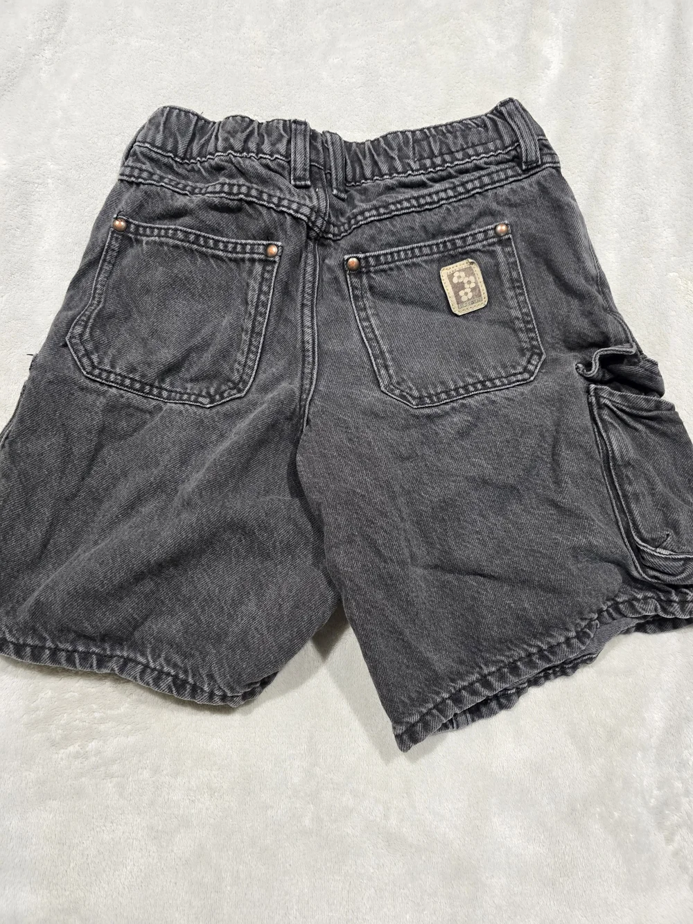 Zara Black and Old Navy Blue Kids Denim Shorts Duo